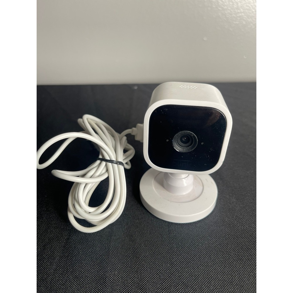 Blink Mini Indoor Smart Security Camera White Account Locked For Parts Repair